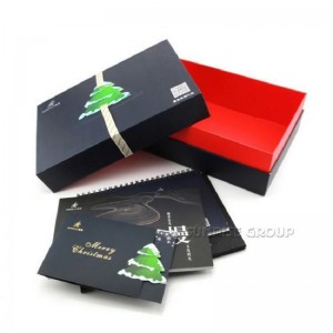 Cutie de cadouri de Crăciun cu hârtie personalizată direct din fabrică din China
